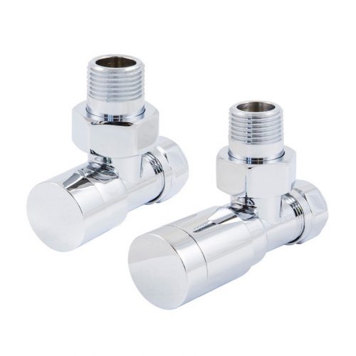 Manual angle valve set, angle