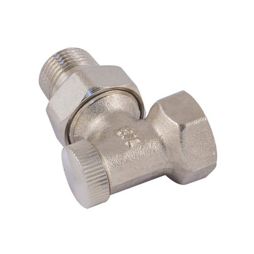 Lockshield valve, angle